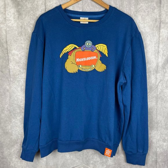 Nickelodeon Nick Box Exclusive Nicktoons Bumper Monster Blue Sweatshirt XL - Picture 1 of 6